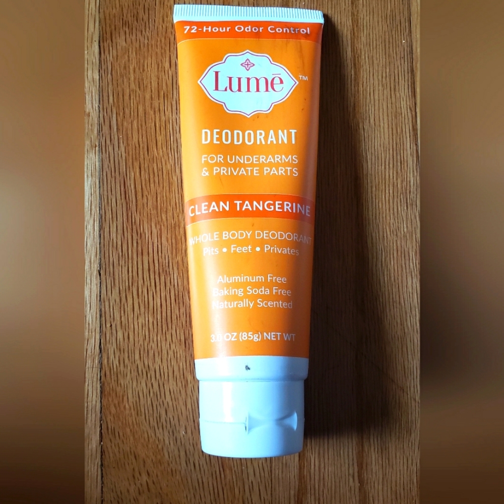 Lume WHOLE body  Deodorant 3 oz Clean Tangerine BODY Original Formula  Sealed